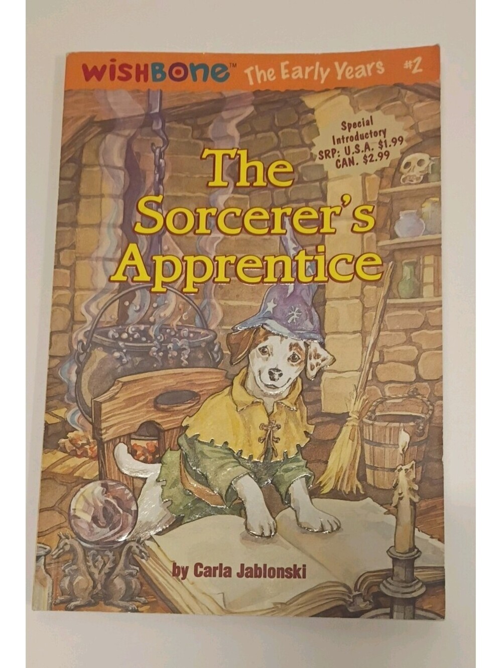 Vintage 1999 First Edition Wishbone "The Sorcerer's Apprentice" Y2K Dog Wizard